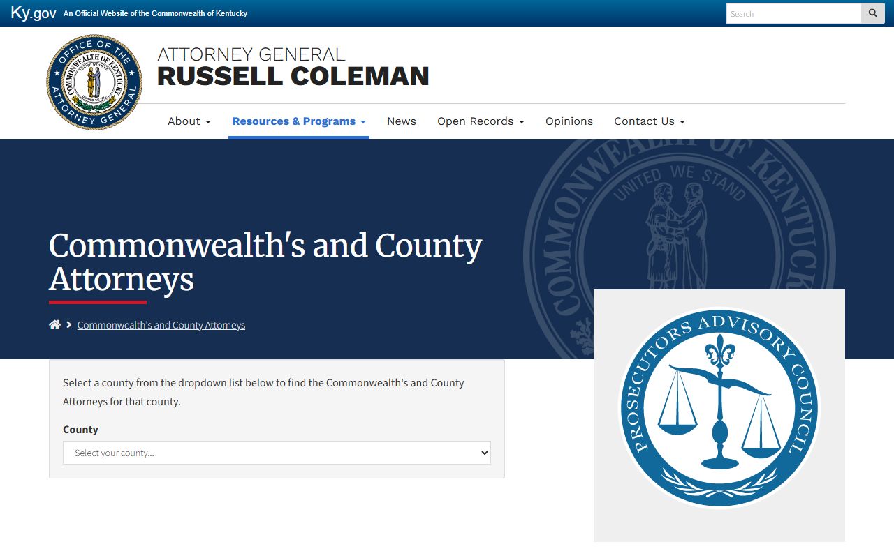 Breathitt County arrest records and court charges Kentucky prosecutor directory