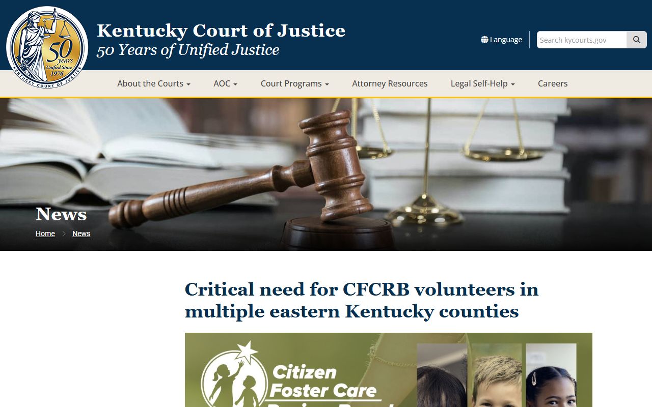 Breathitt County probate records Kentucky court volunteer needs