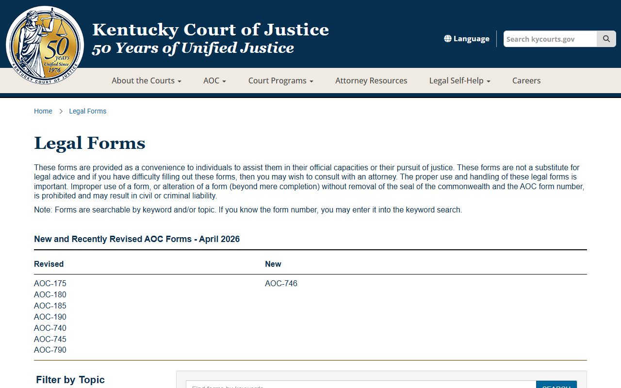Breathitt County probate records Kentucky legal forms library